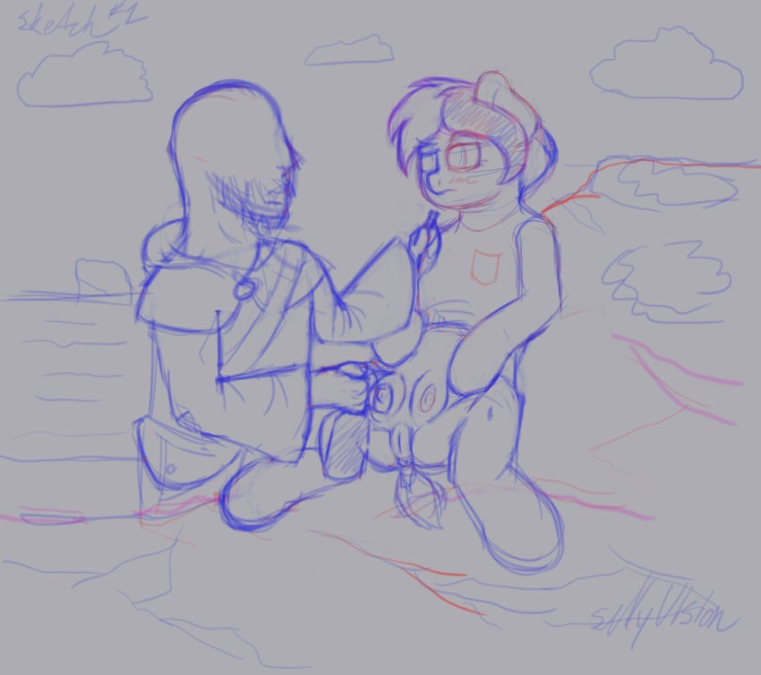 anon anus cigarette crossover delta_vee equine fan_character friendship_is_magic horse human male mammal my_little_pony pegasus pony sillyvision sketch star_wars wings