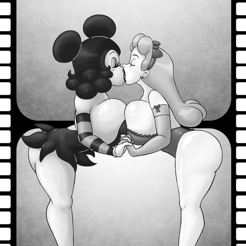 alternate_version_at_source ass background beautiful beautiful_females big_ass big_breasts big_butt big_thighs black_and_white black_hair breasts busty busty_female cartoony digital_art digital_drawing digital_drawing_(artwork) digital_media_(artwork) female grey_background greyscale hot huge_ass huge_breasts huge_butt huge_nipples huge_thighs monochrome nicolette_inque pale-skinned_female pale_skin panthera-celsius rubberhose sally_mcboing sexy sexy_body toon toony