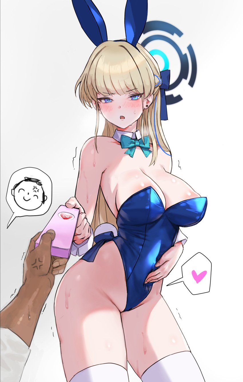 1boy 1boy1girl 1girls alternate_breast_size areola_slip areolae areolae_slip bare_arms bare_belly bare_breasts bare_chest bare_hands bare_hips bare_midriff bare_navel bare_shoulders bare_skin bare_thighs bare_torso belly belly_button blonde_eyebrows blonde_female blonde_hair blonde_hair_female blue_archive blue_bowtie blue_bunny_ears blue_eyebrows blue_eyes blue_eyes_female blue_hair blue_hair_female blue_hairband blue_halo blue_leotard blue_topwear blunt_bangs blush blush_face blush_lines blushed_face blushing_at_viewer blushing_face blushing_female bowtie braid braided_hair breasts bunny_ears busty busty_female busty_girl busty_teen cleaning_&amp;_clearing_(blue_archive) cleavage crown_braid curvaceous curvaceous_body curvaceous_female curvaceous_figure curvaceous_hips curvaceous_teen curvy curvy_body curvy_female curvy_figure curvy_hips curvy_teen dark-skinned_male dark_skin dot_nose ear_piercing embarrassed embarrassed_exposed_female embarrassed_expression embarrassed_female exposed_arms exposed_belly exposed_breasts exposed_chest exposed_hips exposed_midriff exposed_navel exposed_shoulders exposed_skin exposed_thighs exposed_torso eyebrows_visible_through_hair female female_focus fingernails fingers frown frown_eyebrows frowning frowning_at_viewer groin hairband halo hand_hand_on_own_belly hand_on_own_stomach hand_on_stomach heart high_resolution high_school_student highres hourglass_figure knee_socks large_breasts lean_figure legs legwear leotard light-skinned_female light_skin long_hair looking_at_viewer lukapia lukapiaxxx male male_pov midriff millennium_science_school_student multicolored_hair narrow_waist navel open_mouth parted_lips pierced_ear pov school_girl shoulders simple_background slender_body slender_waist slim_girl slim_waist smooth_skin spoken_heart standing stockings straight teen_girl teenage_girl teenage_nipples teenager thick_thighs thigh_highs thighhighs thighs thin_waist toki_(blue_archive) toki_(bunny)_(blue_archive) tongue topwear upper_body v-line white_background white_legwear white_stockings white_thigh_highs white_thighhighs wide_hips young_female younger_female