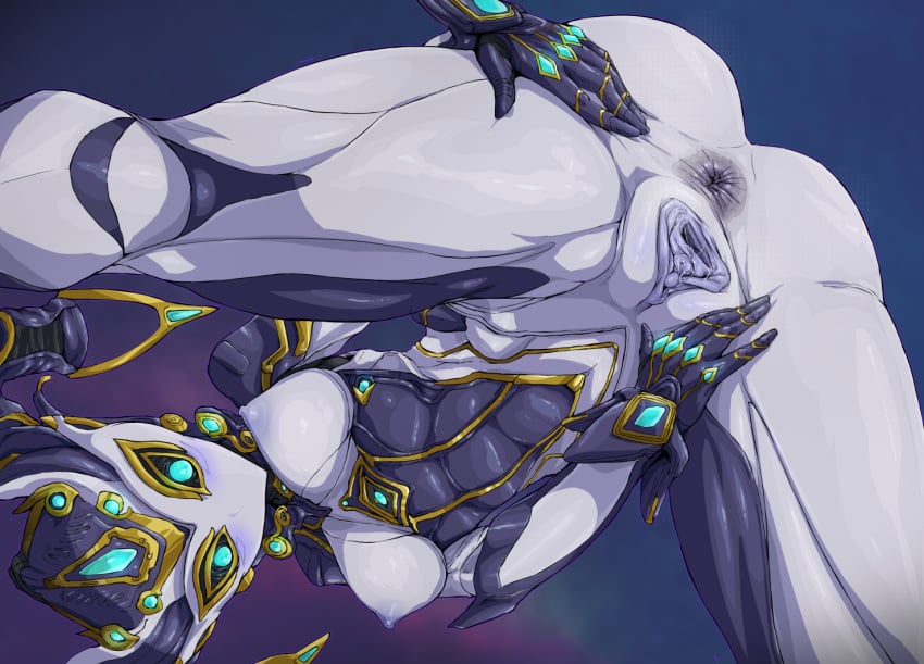 1girls 2018 abs anus breasts butt clitoris erect_nipples female female_only humanoid mirage_(warframe) mirage_prime_(warframe) muscular muscular_female nipples nude pochincoff prime_warframe pussy solo spread_pussy spreading uncensored urethra video_games warframe