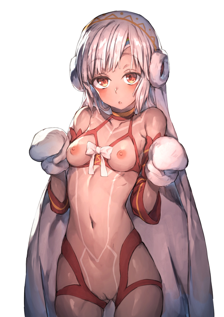 1girls altera_(fate) altera_the_santa bottomless breasts fate/extella fate/extella_link fate/grand_order fate_(series) nipples pussy redcomet solo solo_female tagme tattoo