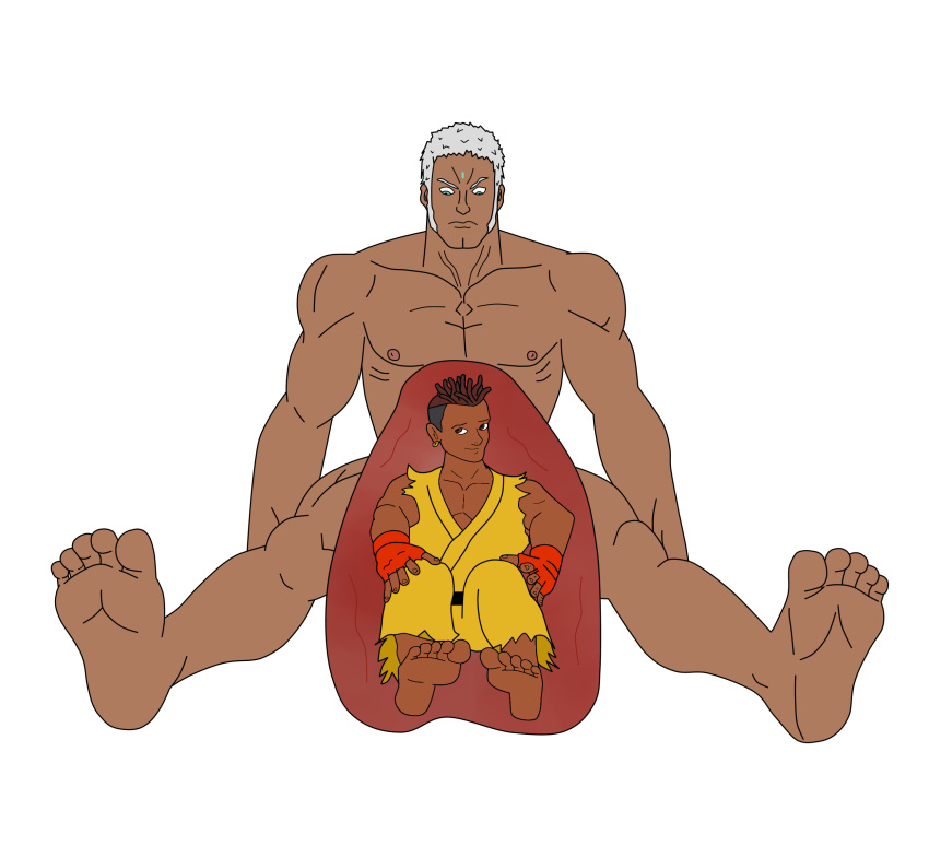 belly black capcom expansion feet gut male_only malevore sean_matsuda soles street_fighter street_fighter_iii street_fighter_iii:_3rd_strike street_fighter_iii_(series) toes urien vore yaoi