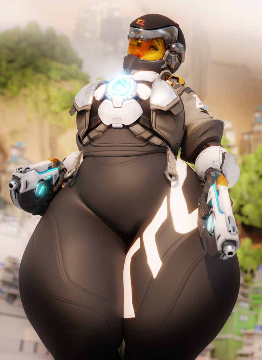 1girls 3d ass big_ass chubby chubby_female coolmaster98 fat fat_ass female female_focus female_only helmet huge_ass huge_thighs massive_ass massive_thighs overwatch overwatch_2 solo spandex thick_ass thick_thighs tight_clothing tracer wide_hips