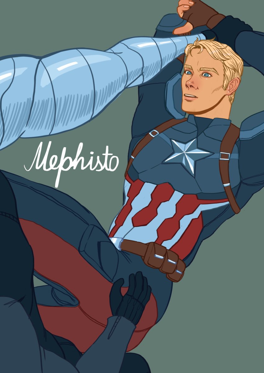 anal bara bucky_barnes captain_america cum cum_in_ass cum_inside dick gay male male_only marvel marvel_cinematic_universe marvel_comics mephisto mephisto(artist) steve_rogers winter_soldier yaoi