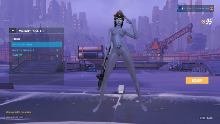 3d breasts dotasluts overwatch pussy widowmaker