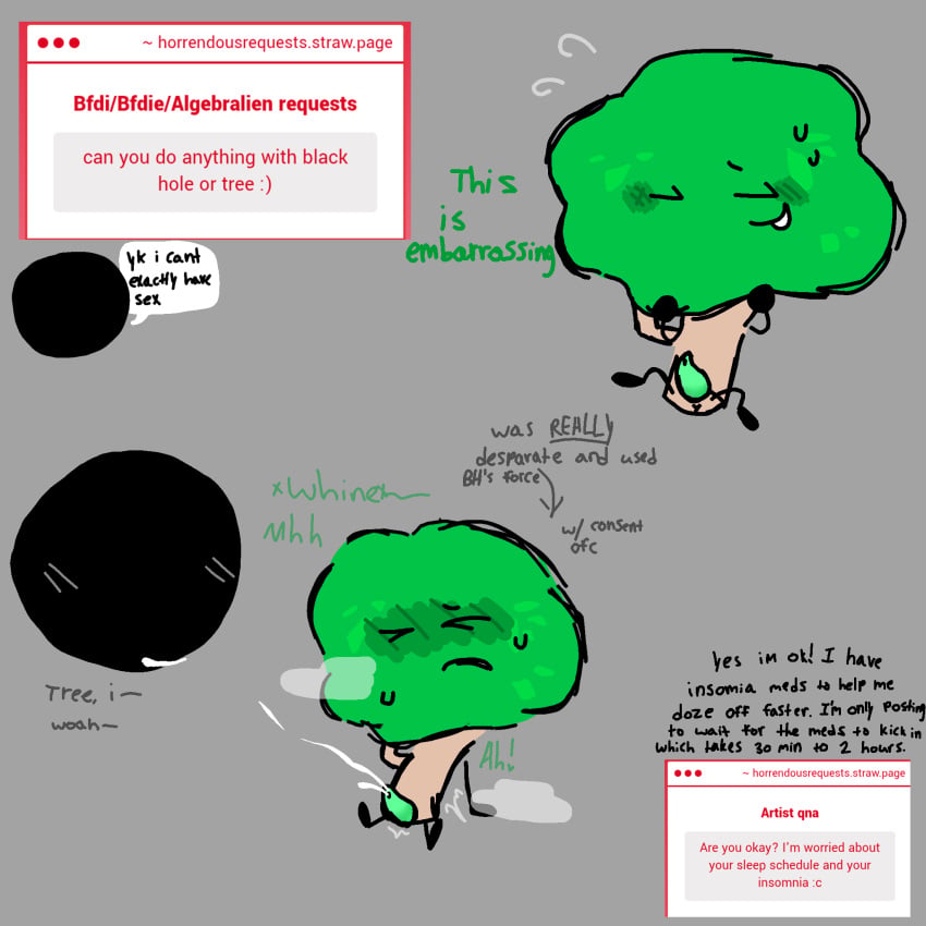 Black Hole (Bfdi) Rule 34 Image