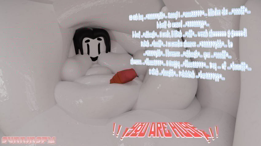 3d blob blob_face boxcera_(sunninsfw) dialogue dullahan rapid_weight_gain saint_patricks_day sequence sunninsfw weight_gain_sequence