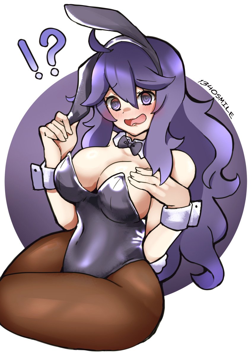 1340smile 1girls alternate_ass_size alternate_body_type alternate_breast_size big_breasts breasts female game_freak hairband hex_maniac long_dress long_hair nintendo pokemon pokemon_xy purple_eyes purple_hair solo tagme