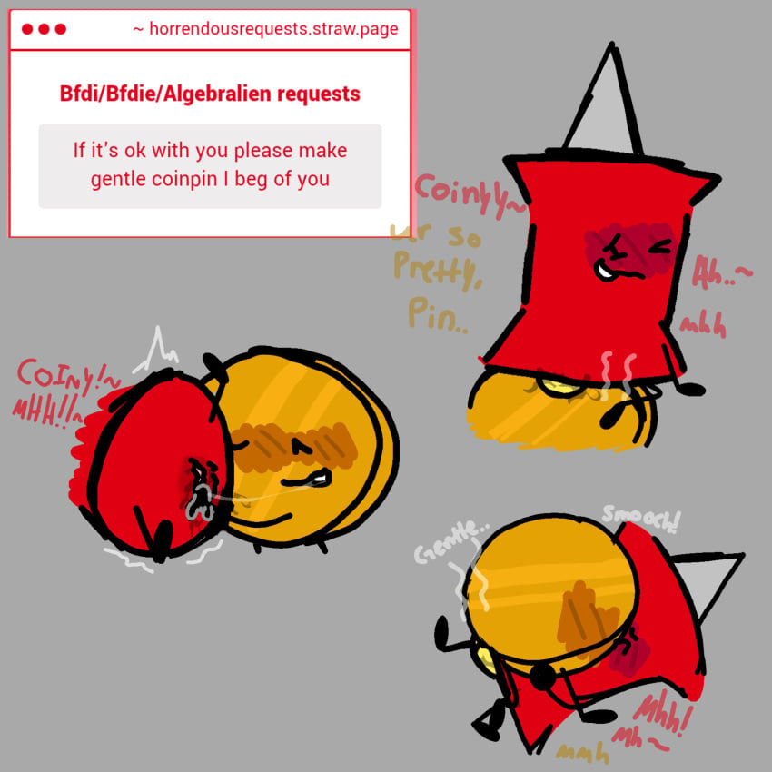 2_finger_fingering 2_fingers battle_for_dream_island bfdi blush blush_lines blushed_face blushing blushing_female blushing_male blushing_profusely coiny_(bfdi) dialogue digital_art digital_drawing digital_drawing_(artwork) digital_media digital_media_(artwork) digital_painting_(artwork) eating_out eating_pussy fingering fingering_partner fingering_pussy genital_fluids gentle gentle_sex kiss_on_lips kissing kissing_while_penetrated licking_pussy looking_at_another looking_at_partner looking_back looking_pleasured missionary missionary_position missionary_sex moaning moaning_female moaning_in_pain moaning_in_pleasure object_show object_shows on_back on_top one_eye_closed one_leg_up osc penetrated penetrating penetrating_pov penetrating_pussy penetration pin_(bfdi) pussy pussy_focus pussy_hair pussy_juice pussy_juice_drip pussy_juice_string pussy_juice_trail pussy_lips riding riding_cock riding_dick riding_penis saliva saliva_on_pussy saliva_string saliva_trail salivating tentacle_penis text tremble_lines tremble_spikes trembling trembling_for_pleasure trembling_legs trembling_lines trembling_pleasure trembling_spikes unusual_genitalia wholesome wholesome_couple wholesome_hug wholesome_sex