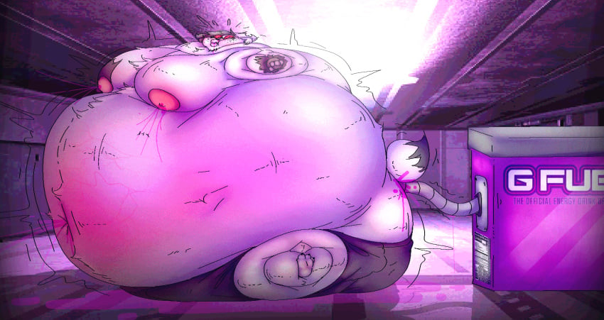 about_to_burst body_inflation distended_belly distress eyes_bulging full_body_inflation furry hose_in_butt hose_inflation hyper_inflation hyper_moobs implied_death implied_popping inflation inflation_fetish leaking leaking_anus leaking_mouth male male_lactation moobs overinflated payton_(paytonpaytonpay) paytonpaytonpay pokemon_(species) sunken_limbs torture veins veiny_belly veiny_breasts zangoose