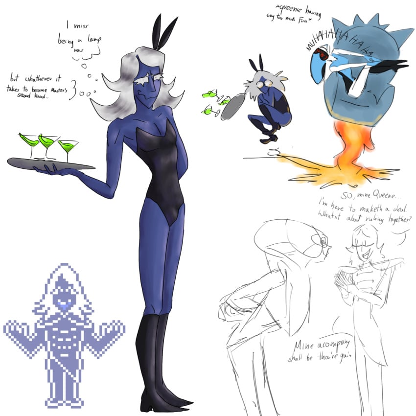 Queen (Deltarune) Rule 34 Image