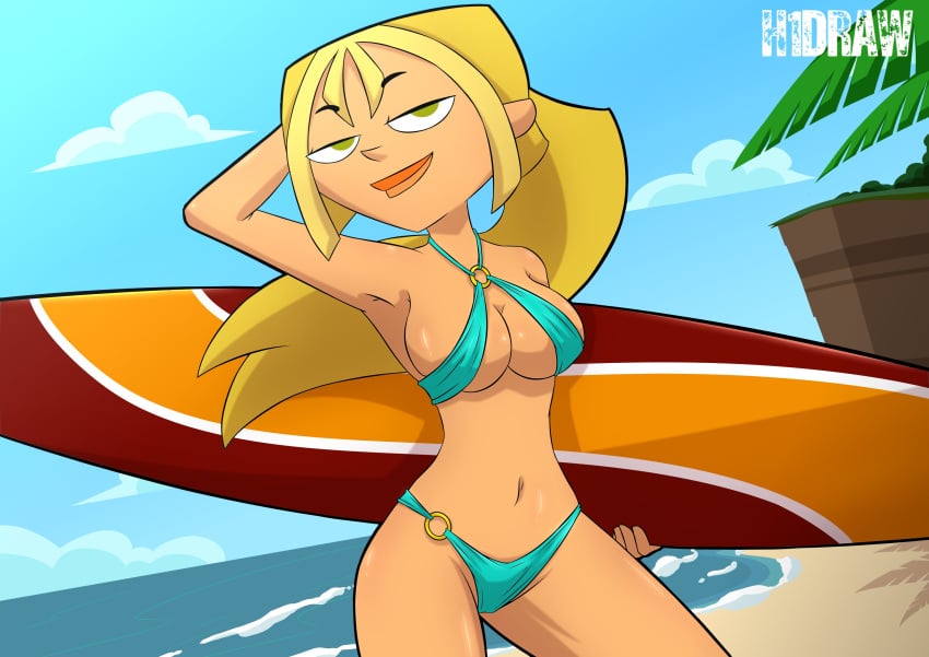 2d athletic athletic_female blonde_female bridgette_(tdi) busty cartoon_network female female_focus h1draw hourglass_figure tagme teletoon total_drama_island white_female wide_hips