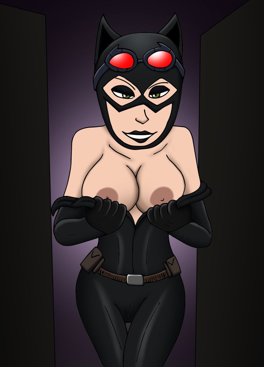 batman_(series) catwoman dc dc_comics hottubusa selina_kyle showing_breasts