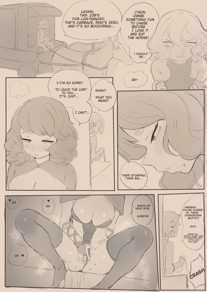 athletic athletic_female big_breasts big_thighs breasts breasts briar_(league_of_legends) cafin female female_only huge_breasts huge_thighs league_of_legends masturbation pussy taliyah text thick_thighs thighhighs thighs