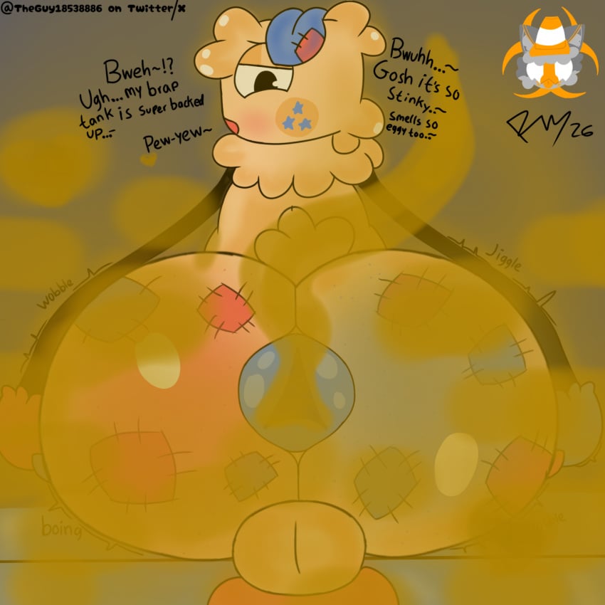 1:1 anus balls big_butt blush blushcrunch_studio butt claws dandy's_world digital_media_(artwork) eggyfarts erection fart fart_cloud fart_fetish farting_at_viewer femboy freewaythecat fur genitals goob_(dandy's_world) hair hi_res huge_butt knot knotted_penis looking_back male nude open_mouth penis presenting presenting_hindquarters puckered_anus puffy_anus raised_tail simple_background solo tail text tongue