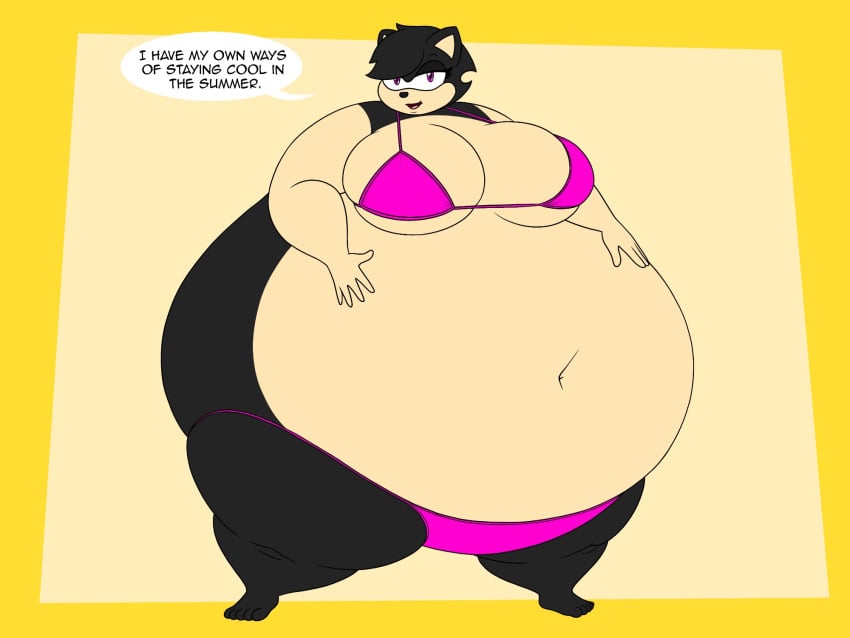 bbw big_breasts breasts cleavage female furry huge_breasts lj_caffie overweight tagme thick_thighs wide_hips