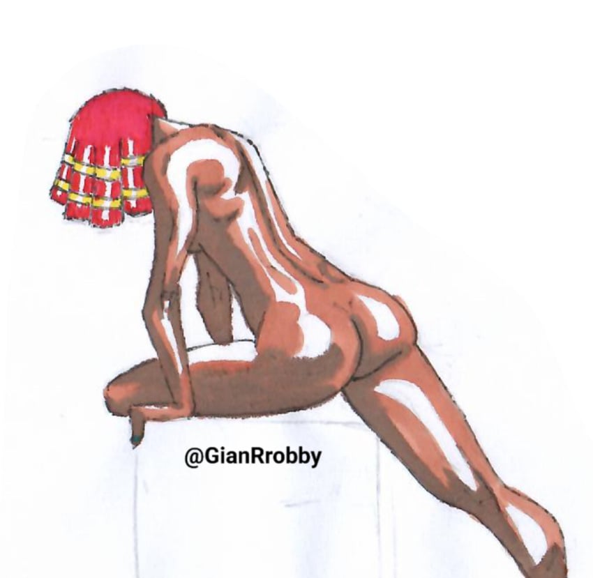 ass ass_focus female female_focus female_only naked naked_female riju stretching tears_of_the_kingdom the_legend_of_zelda thick thick_ass thick_butt