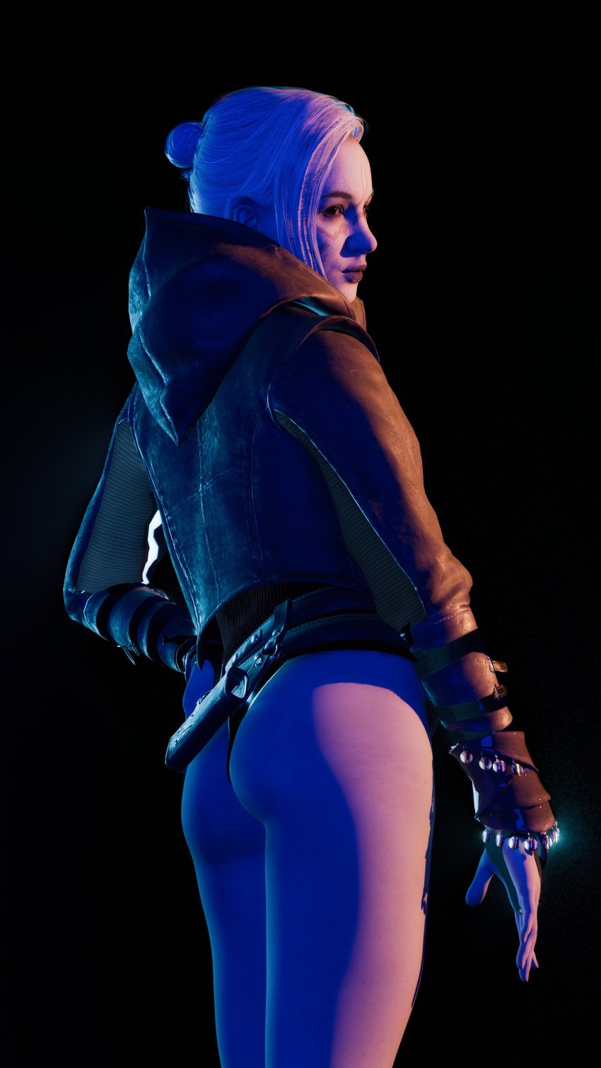 1girls 3d alternate_version_at_source ass female infamouslewd merrin solo star_wars