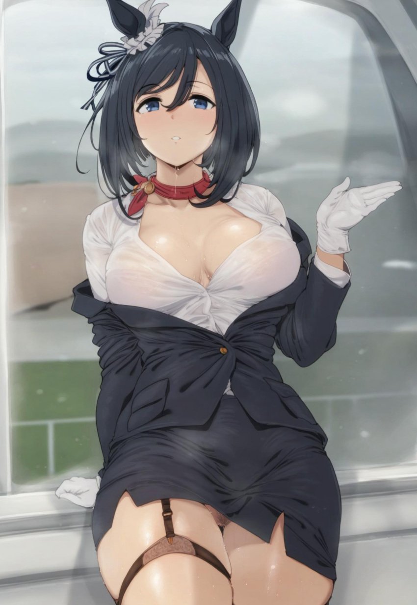 1girls ai_generated animal_ears anthropomorphization artist_request eishin_flash_(umamusume) eyes female hair legs skin tagme umamusume umamusume_pretty_derby young