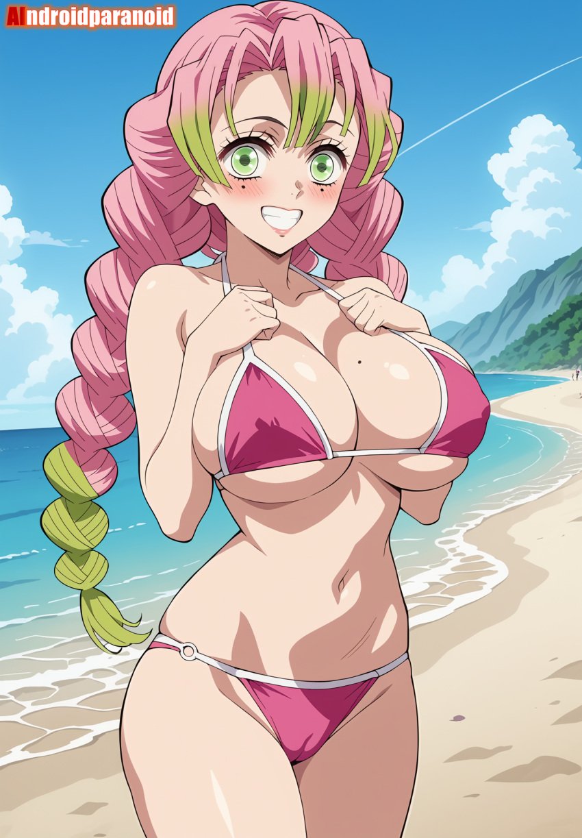 1girls ai_generated aindroidparanoid ass ass big_ass big_breasts big_butt bikini breasts busty curvy cute demon_slayer fat_ass female female_only hair hi_res hips huge_ass huge_breasts human kanroji_mitsuri kimetsu_no_yaiba large_ass large_breasts legs narrow_waist slim_waist tagme thick_ass thick_thighs voluptuous waist wide_hips
