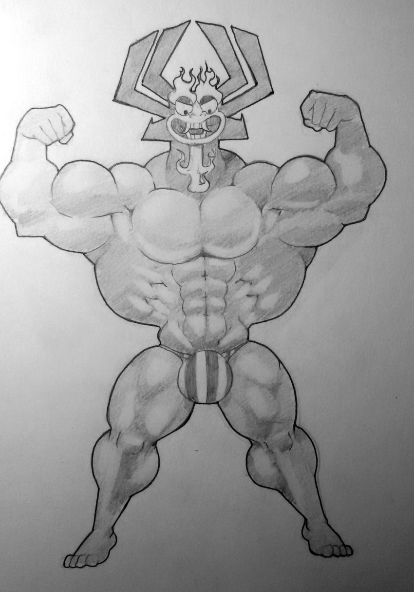 aku big_muscles bob_dross bodoodles bulge demon male male_only samurai_jack skatch