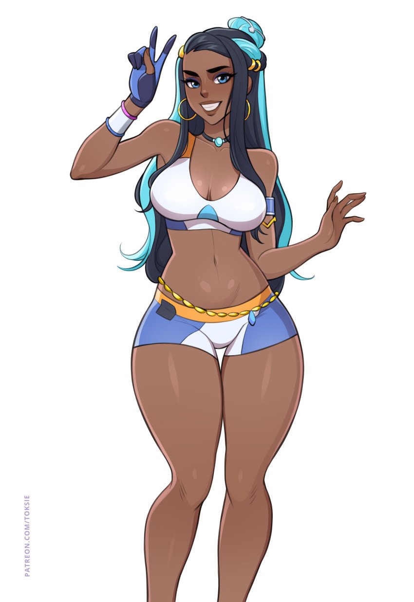 1girls female female_only human nessa_(pokemon) pokemon solo tagme toksie