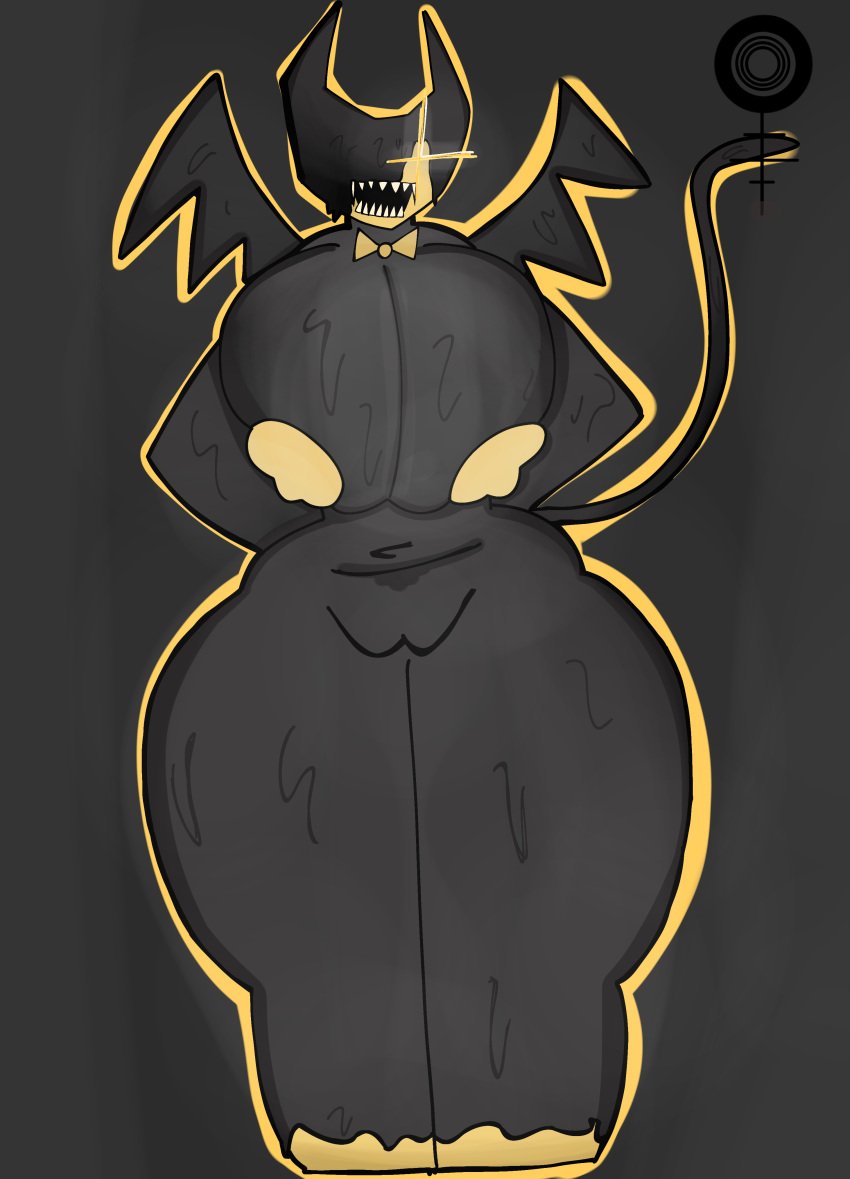 bendy_and_the_ink_machine big_breasts big_butt big_hips black_body ink inkfell monster pillar_chase_2 qaz00rn roblox roblox_game tagme