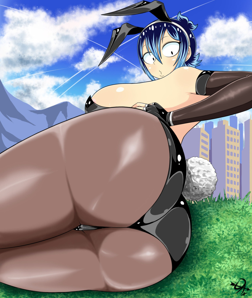 1girls ass ass_focus bunny_suit deadapache light-skinned_female shelby_springfield