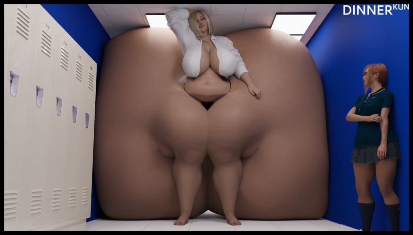 1girls 3d ass ass_body big_ass blonde_female blonde_hair colossal_ass curvy curvy_figure dat_ass daz3d dinner-kun enormous_ass fat_ass female female_only giant_ass gigantic_ass hallway highres huge_ass hyper hyper_ass iceberg_body_shape large_ass massive_ass meat_wall_(body_type) medium_hair mini_giantess mostly_nude mostly_nude_female room_filling school selina_petoit short_hair solo stuck thick_ass voluptuous wide_hips