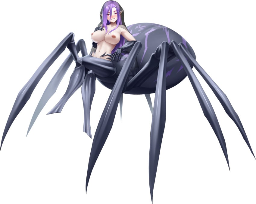 1girls areolae big_breasts breasts camilla_(monster_girl_dreams) female female_focus female_only game_cg monster_girl monster_girl_dreams nipples nude nude_female solo spider spider_girl tagme