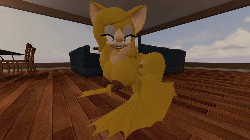 3d_(artwork) anthro ass bat big_breasts big_butt bodily_fluids breasts breeder breeding digital_media_(artwork) fluffy fur furry glimmer hi_res lactating leaking mammal pregnant sega sonic_(series) sonic_the_hedgehog_(series) source_filmmaker_(artwork) wings yellow_body yellow_fur