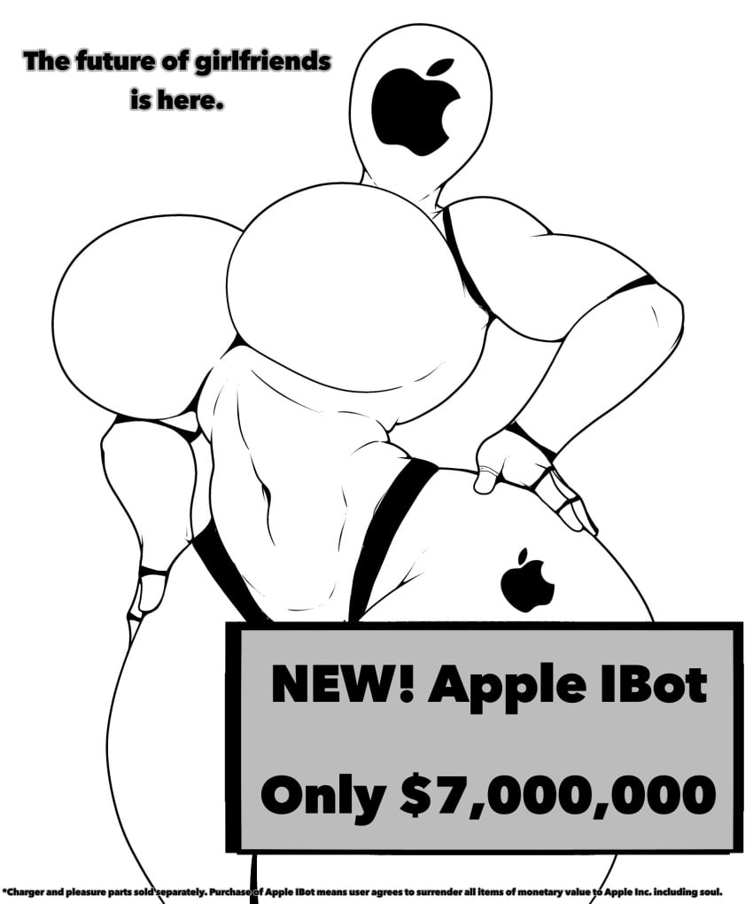 apple apple_inc. brand company_logo copitheditto edit methados robot robot_girl white_body white_skin