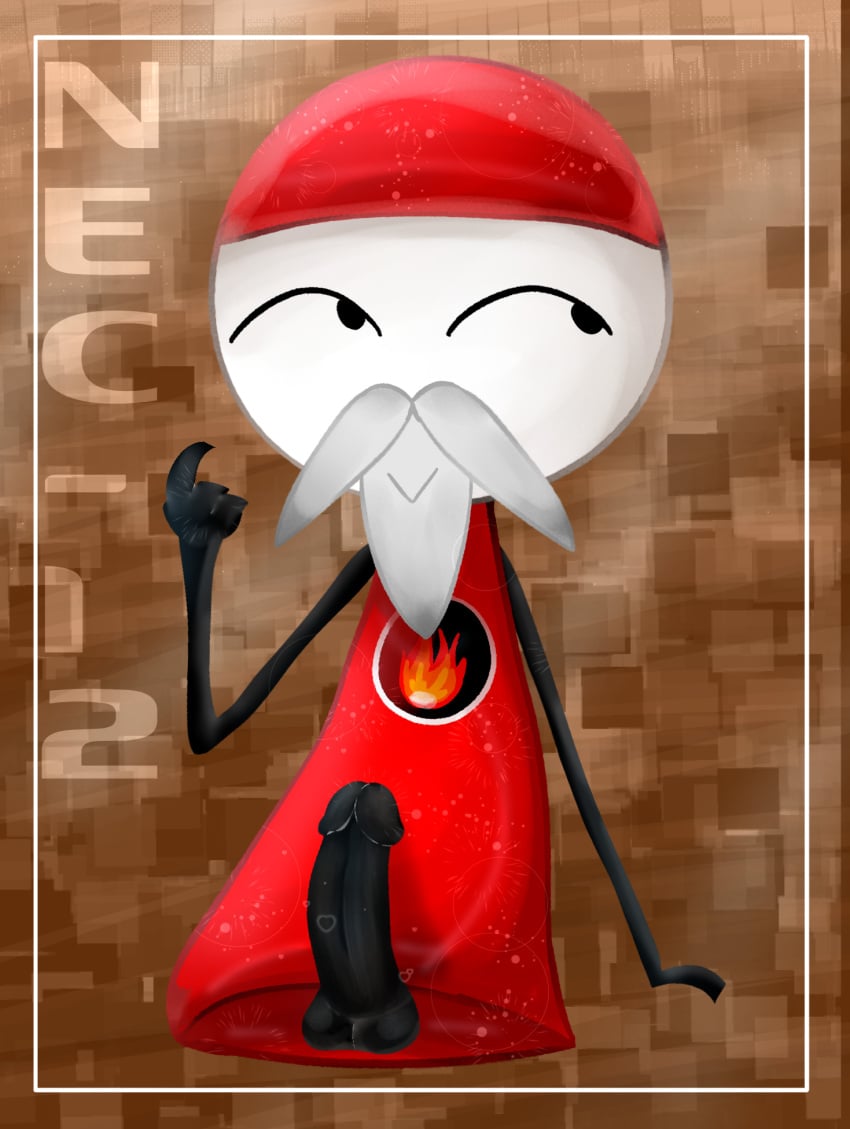 >:3 1boy :) beard big_penis black_body black_penis brown_background cap don't_lie magician_(zolaman) nec-12 no_humans non-human non-human_only old_man raising_finger red_cap red_dress red_robe senile stick_figure stickfigure stickman uncensored watermark white_skin wizard wizard_robe zolaman_(franchise) 졸라맨