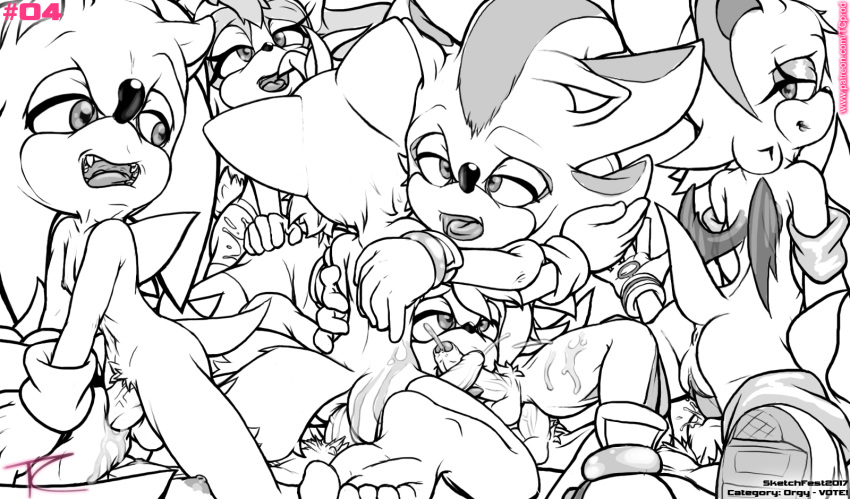 amy_rose anal anthro big_ears cream_the_rabbit cum cum_in_mouth cum_inside cum_on_body dildo ejaculation female group group_sex hedgehog knuckles_the_echidna male mammal nipples orgy rouge_the_bat sex sex_toy shadow_the_hedgehog silver_the_hedgehog sonic_(series) sonic_the_hedgehog straight strapon tails tc yaoi yuri