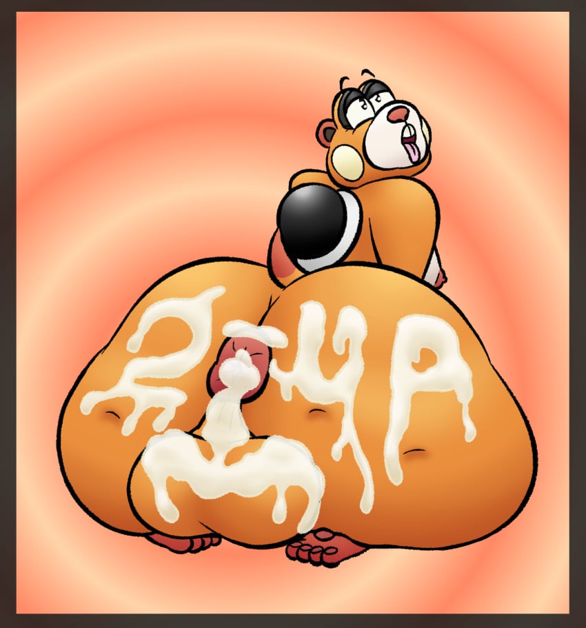 1boy after_sex anthro anus ass ass_focus balls ballsack big_ass big_balls brown_fur cum cum_in_anus cum_on_ass donut_anus dumptruck_ass dumptruck_butt enormous_ass enormous_balls fat_ass furry furry_male furry_only gay genitals gigantic_ass gigantic_balls huge_ass huge_balls large_ass large_balls male male_only mammal mario_(series) massive_ass massive_balls nintendo on_knees open_mouth orgasm_face rodent sammyc96 skedaddler_(mario) solo solo_male super_mario_bros._wonder tail thick_ass tongue tongue_out