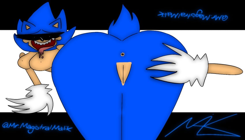 anus ass ass_focus ass_view big_butt blue blue_fur bunny_tail butt_view cartoon creepypasta genderbent genderswap_(mtf) magistralverse mr._magistral_malik mr._magistral_malik_(artist) mr._magistral_malik_(series) poorly_drawn posterior pussy rectum rule63 rule_63 sexy small_tail sonic sonic.exe sonic.exe_(character) sonic.exe_(creepypasta) sonic_(series) sonic_the_hedgehog sonic_the_hedgehog_(series) toony vagina white_background white_glove white_gloves