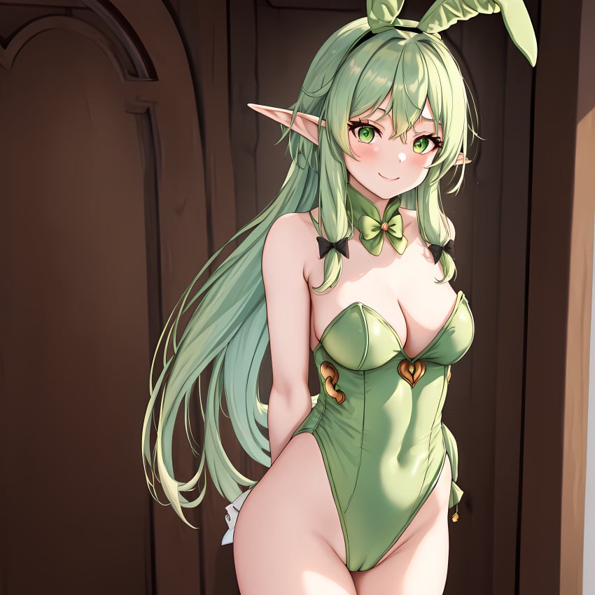 1girls ai_generated elf fantasy female female_only goblin_slayer high_elf high_elf_archer_(goblin_slayer) solo