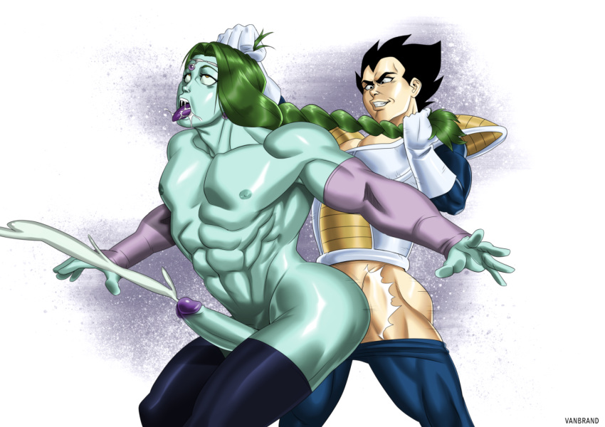 anal anal_sex cum cum_while_penetrated cumshot dragon_ball dragon_ball_z erection femboy gay male male/male male_only male_penetrated male_penetrating male_penetrating_male maledom malesub penis vegeta yaoi zarbon