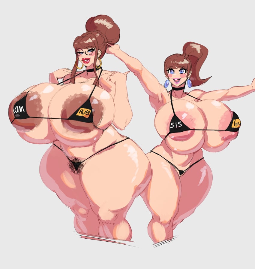 2females 2girls 2women big_breasts big_hipped big_hips big_thighs breasts brown_areola brown_hair brunette_female brunette_hair brunette_hair_female child_bearing_hips daughter female female_focus female_only gigantic_breasts glasses hairy_pussy hips hips_wider_than_shoulders huge_breasts huge_hips huge_thighs incest large_breasts large_hips large_thighs large_tits massive_areolae massive_breasts massive_tits mature mature_female milf mother mother_and_daughter pink_areola plankboy pubic_hair pubic_hair_peek tagme thick_thighs thighs venus_body wide_hips women