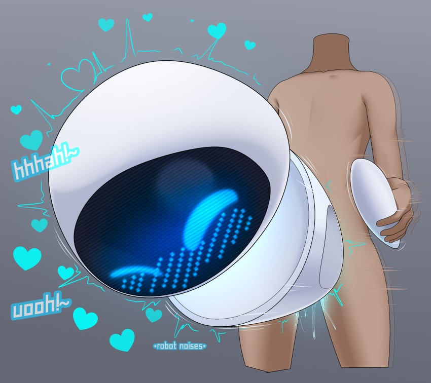 absurd_res ambiguous_penetration blush dibujito disney duo eve_(wall-e) female from_behind_position heart_symbol hi_res human human/robot machine male male/female mammal motion_lines not_furry one_eye_closed penetration pixar robot sex shaking trembling wall-e