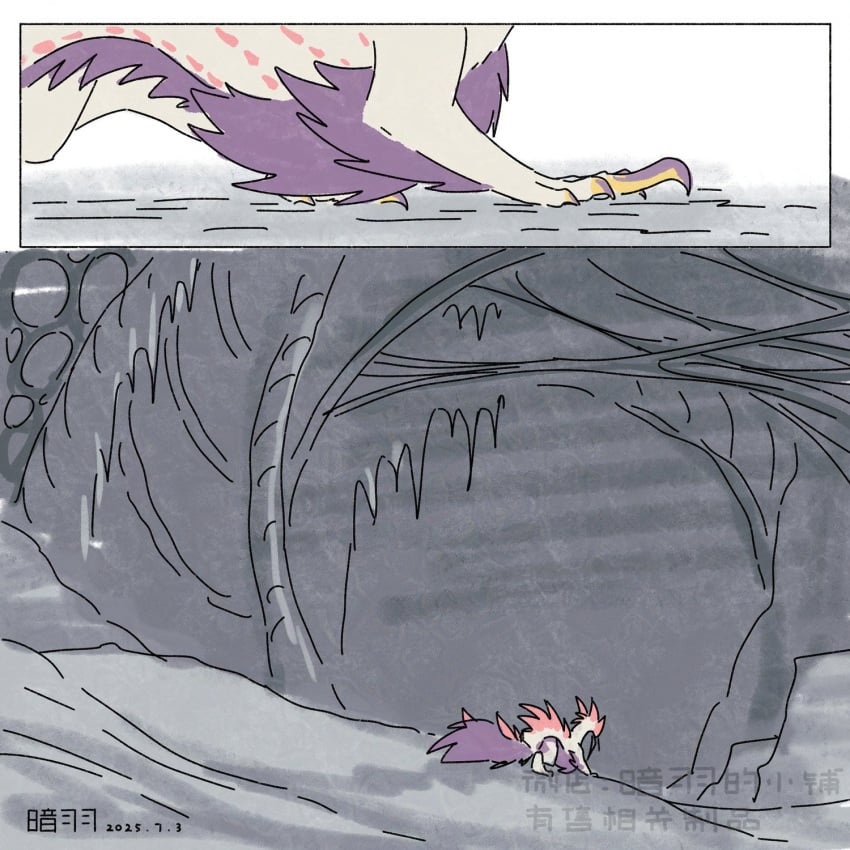 anyuwlof blood comic dick dubious_consent feral forced gigginox male male/male mizutsune monster monster_hunter monster_hunter_wilds sex tagme violence