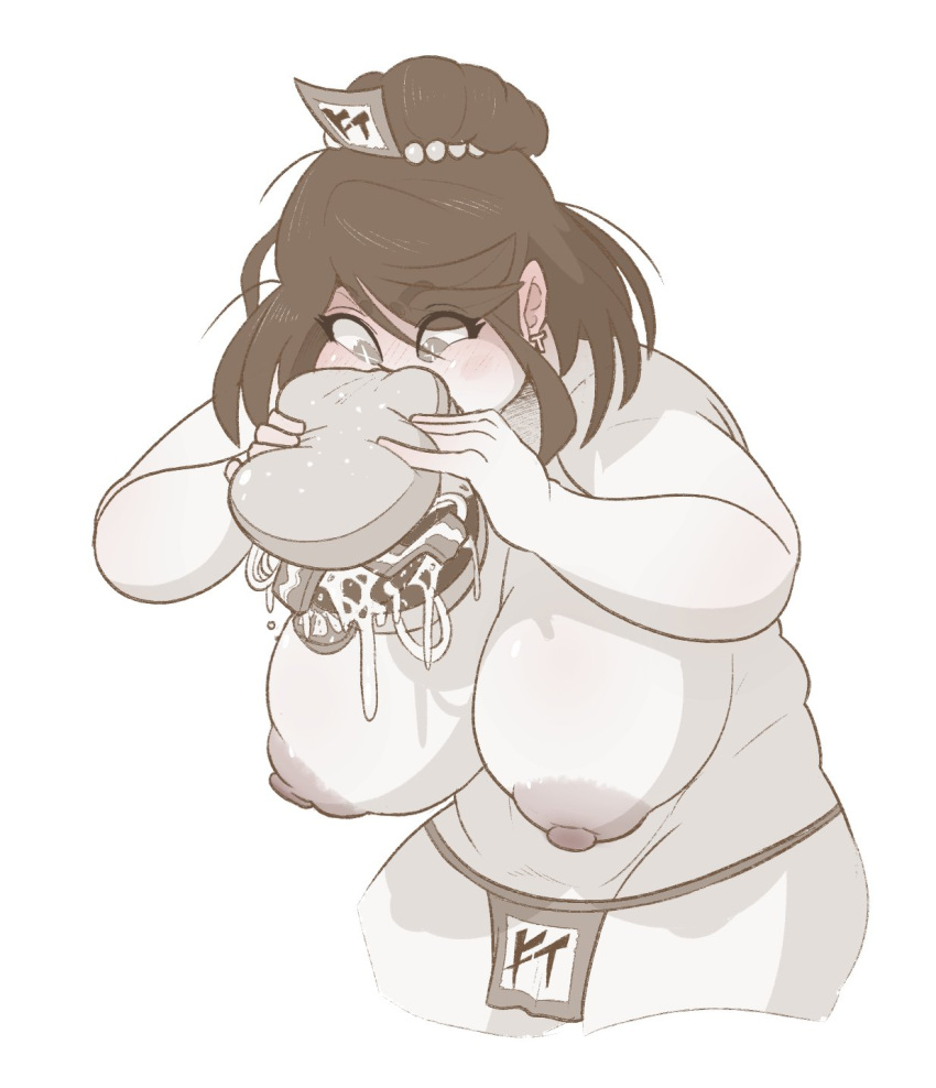 Food-And-Tiddy Girl (Dabble) Rule 34 Image