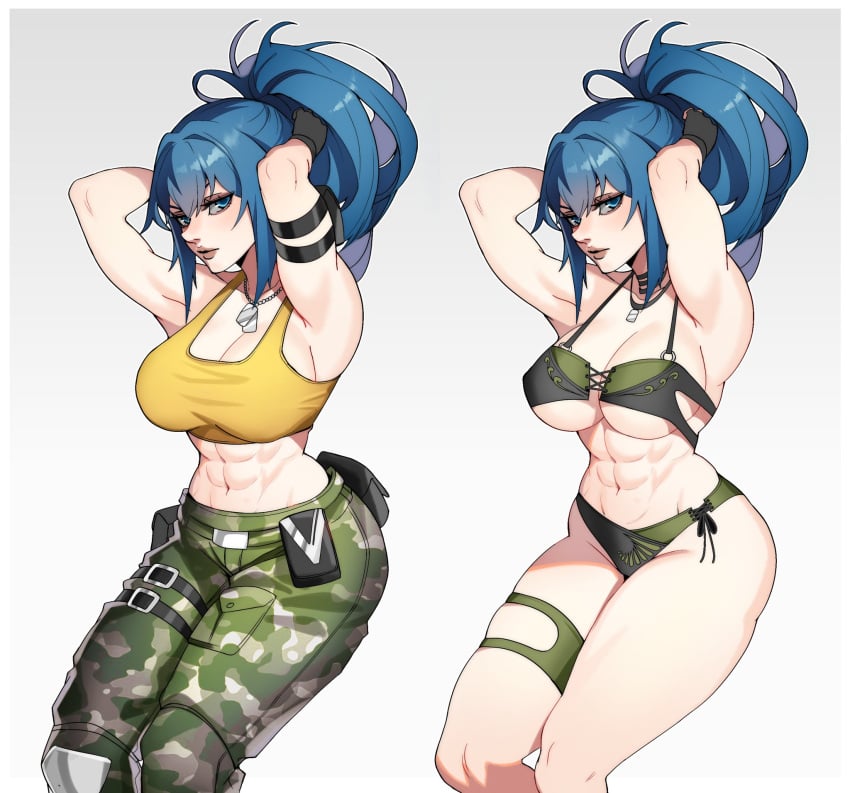 Leona Heidern (Ikari Warriors) Rule 34 Image