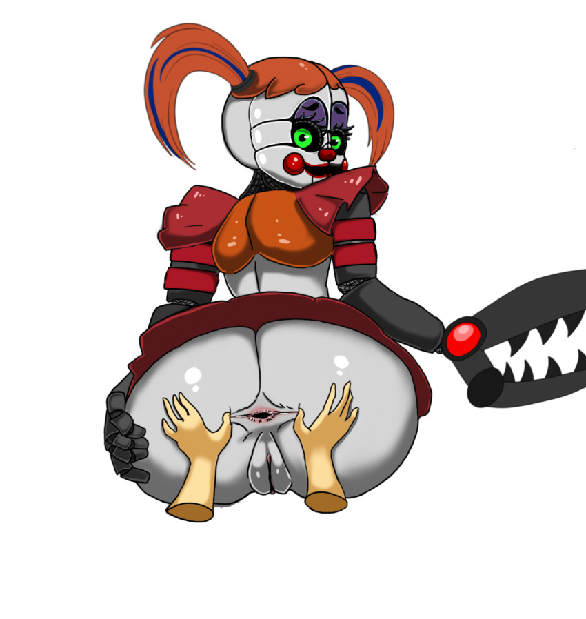 baby_(fnafsl) circus_baby circus_baby_(fnaf) dat_ass disembodied_hands five_nights_at_freddy's freddy_fazbear's_pizzeria_simulator oddrich scrap_baby scrap_baby_(fnaf) tagme