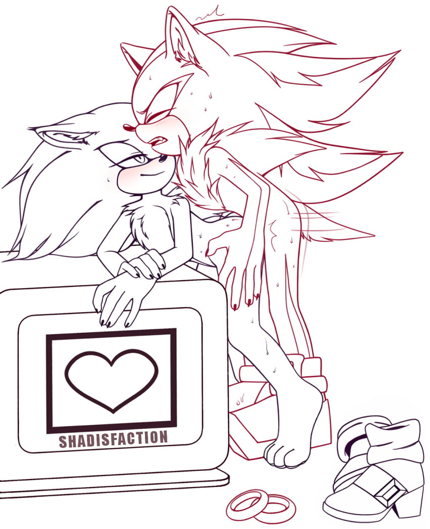 anal blush chest_tuft claws ear_tuft fangs fluffy hair hedgehog invalid_tag long_hair male mammal moan nude open_maw penetration shadisfaction shadow_the_hedgehog short_tail smile sonadow sonic_(series) sonic_the_hedgehog teeth thrust tongue tuft yaoi