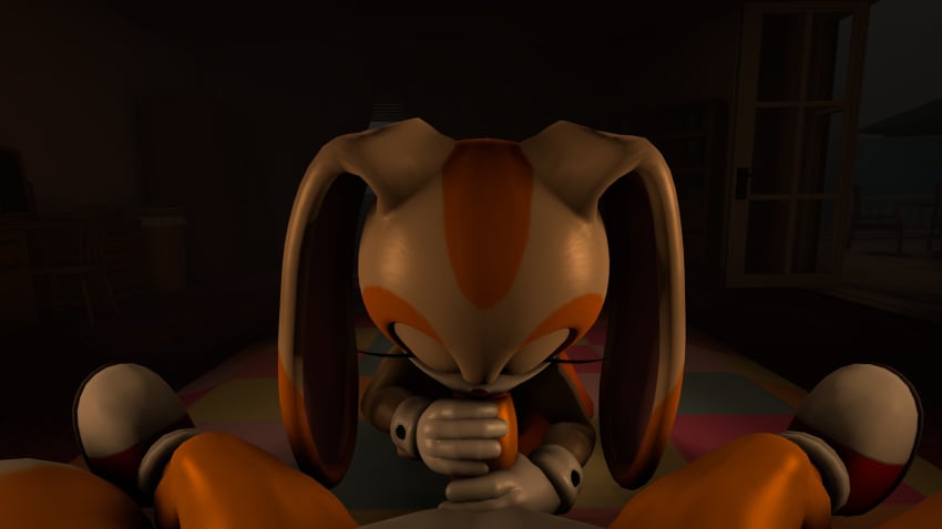2_tails 3d 4k absurd_res anthro canid canine clothed clothed/nude clothed_female clothed_female_nude_male clothing cream_the_rabbit daws19 duo fellatio female first_person_view fox hi_res huge_filesize lagomorph leaning leaning_back leporid male mammal multi_tail nude nude_male oral penile rabbit sex sonic_(series) straight tails