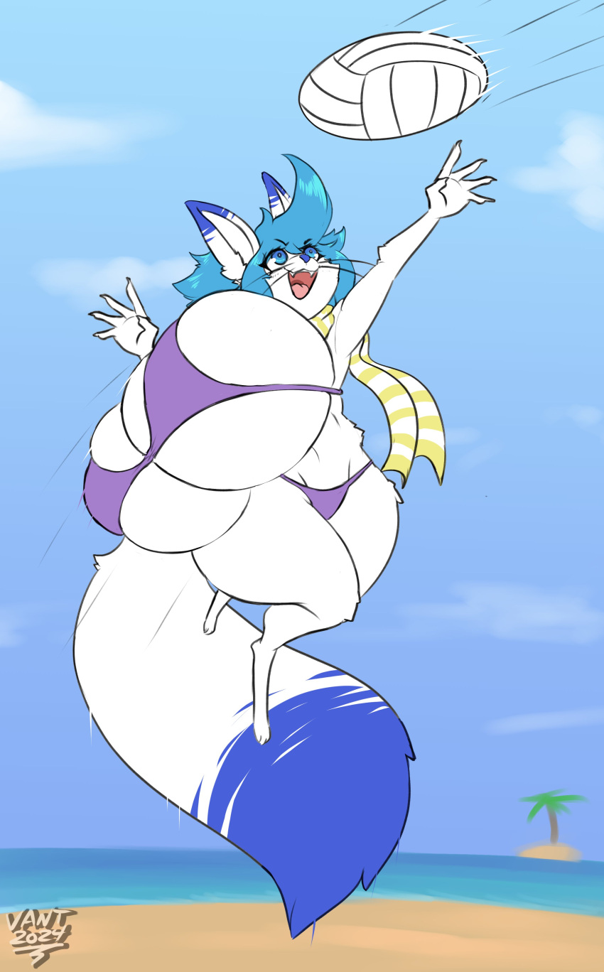 big_breasts bikini breasts female furry huge_breasts hyper_breasts thick_thighs vant_talon wide_hips