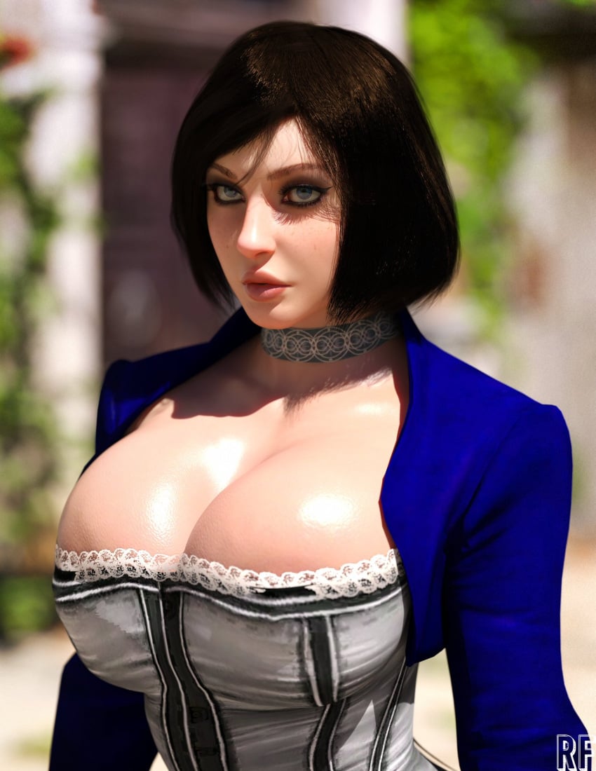 1girls 2k_games 3d big_ass big_breasts bioshock bioshock_infinite breasts bust busty chest curvaceous curvy curvy_figure elizabeth_comstock female female_focus hips hourglass_figure huge_ass huge_breasts irrational_games large_ass large_breasts legs light-skinned_female light_skin mature mature_female rude_frog slim_waist thick thick_hips thick_legs thick_thighs thighs top_heavy voluptuous voluptuous_female waist wide_hips