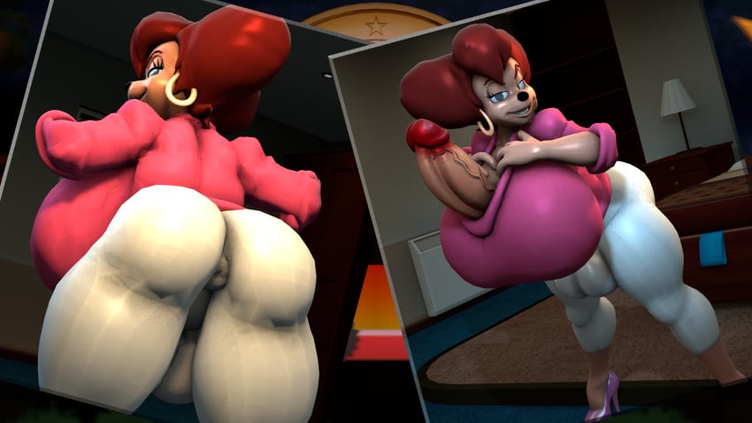 1futa 3d anthro anus balls big_balls big_breasts big_penis breasts canine clothed clothing dickgirl disney erection futanari goof_troop half-closed_eyes huge_balls huge_breasts huge_cock intersex looking_at_viewer mammal naughty_face peg_pete penis piercing smile solo solo_futa source_filmmaker thatsalottanuts