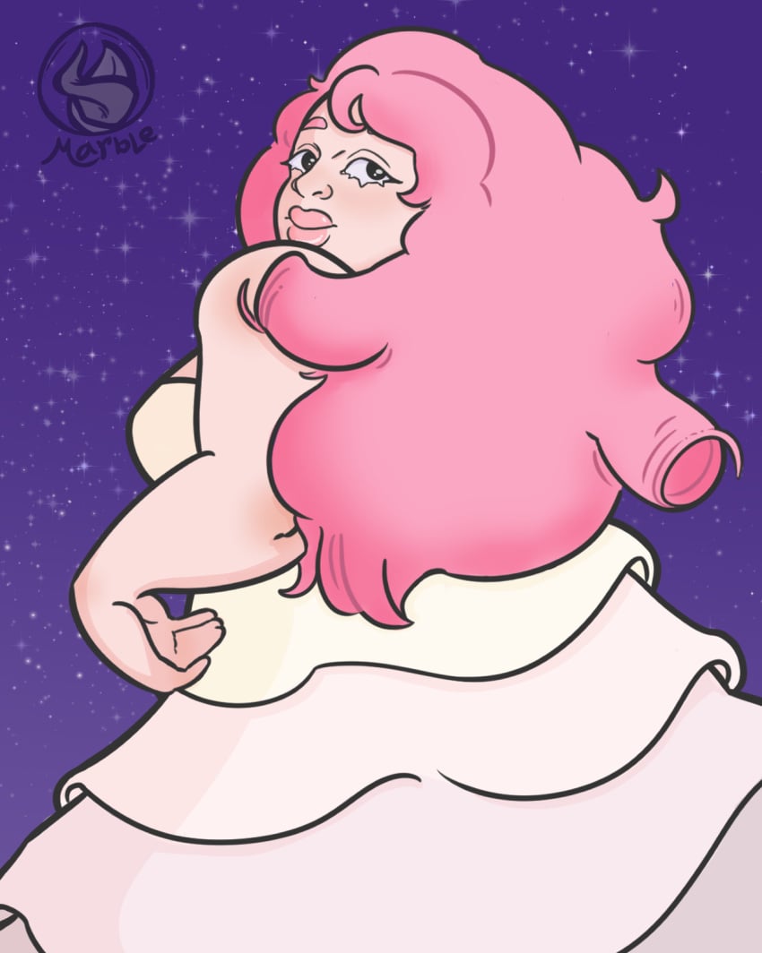 dress pink_hair rose_quartz_(gem) rose_quartz_(steven_universe) steven_universe